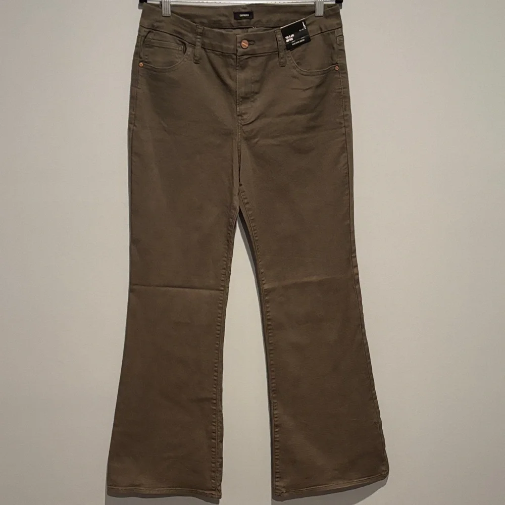Express 70’s Flare Mid Rise Jeans - Picture 1 of 5